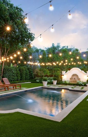 Turf-around-pool-with-outdoor-lighting